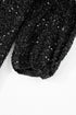 Elegant Sequin Bubble Sleeve V Neck Straight Mini Dress