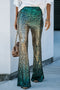 Elegant Shimmering Sequin Embellished Statement Pants