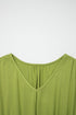 Elegant Solid V Neck Cap Sleeve Elastic Waist Maxi Dress