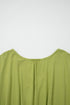 Elegant Solid V Neck Cap Sleeve Elastic Waist Maxi Dress