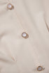 Elegant Solid V Neck Smocked Waist Long Sleeve Blouse