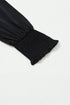 Elegant Surplice Neckline Shirred Cuff Woven Blouse
