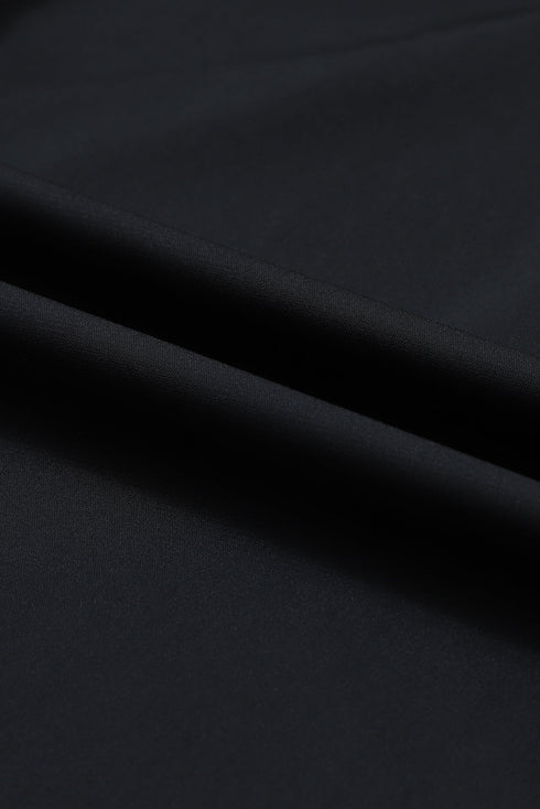 Elegant Surplice Neckline Shirred Cuff Woven Blouse