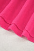 Elegant Swiss Dot Smocked Frilled Short Sleeve Maxi Dress