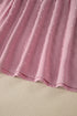 Elegant Swiss Dot Smocked High Waist Flowy Midi Dress