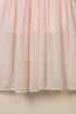 Elegant Swiss Dot Tiered Empire Waist Maxi Dress