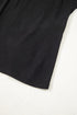 Elegant Textured Patchwork Bow Detail Long Sleeve Top