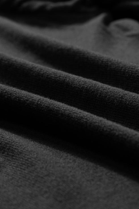 Elegant Textured Ribbed Long Bishop Sleeve Top