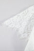 Elegant V Neck Ladder Trim Lace Maxi Dress