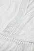 Elegant V Neck Ladder Trim Lace Maxi Dress
