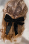 Elegant Velvet Bowknot Long Tail Hair Clip