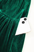 Elegant Velvet Sequin Puff Sleeve Tiered Mini Dress
