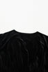Elegant Velvet Surplice Long Sleeve High Waist Mini Dress