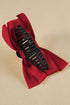 Elegant Viscose Fabric Bow Large Hair Claw Clip