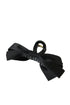 Elegant Viscose Fabric Bow Large Hair Claw Clip