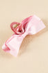 Elegant Viscose Fabric Bow Large Hair Claw Clip