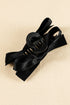 Elegant Viscose Fabric Bow Large Hair Claw Clip