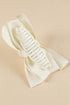 Elegant Viscose Fabric Bow Large Hair Claw Clip
