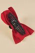 Elegant Viscose Fabric Bow Large Hair Claw Clip