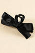 Elegant Viscose Fabric Bow Large Hair Claw Clip