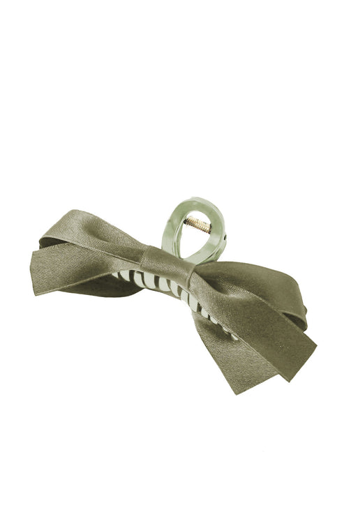 Elegant Viscose Fabric Bow Large Hair Claw Clip