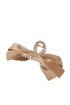 Elegant Viscose Fabric Bow Large Hair Claw Clip
