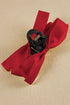 Elegant Viscose Fabric Bow Large Hair Claw Clip