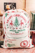 Elk Graphic Print Drawstring Reusable Gift Sack