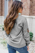 Embellished Baseball Glove Patch Crewneck Sweatshirt