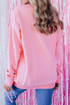 Embellished Holiday Tree Graphic Relaxed Fit Pullover Sweatshirt