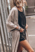 Embellished Open Front Midi Length Sequin Duster
