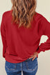 Embellished Santa Graphic Chenille Patch Pullover Sweatshirt