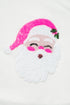 Embellished Santa Graphic Short Sleeve Crew Neck Tee