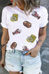 Embellished Sequin Crawfish Fine Food Graphic Tee