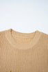 Embellished Western Horse Graphic Sleeveless Knit Top
