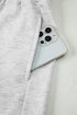 Embroidered Bow Detail Puff Sleeve Pullover Short Set