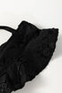 Embroidered Button Front Scalloped Hem Tank