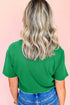 Embroidered Character Graphic Short Sleeve Crew Neck Tee