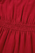 Embroidered Cinched Waist Tiered Long Sleeve Maxi Dress