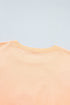 Embroidered Pumpkin Graphic Face Drop Shoulder Sweatshirt
