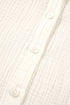 Embroidered Sleeve Crinkle Gauze Button Down Shirt