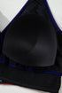 Embroidered Trim Wrap Tie High Waisted Plus Size Swimwear