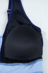 Empire Waist Bow Front V Neck Swim Dress