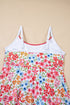 Empire Waist Ditsy Floral Print Swim Dress