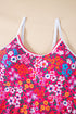 Empire Waist Ditsy Floral Print Swim Dress