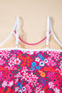 Empire Waist Ditsy Floral Print Swim Dress