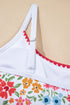Empire Waist Ditsy Floral Print Swim Dress
