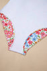 Empire Waist Ditsy Floral Print Swim Dress