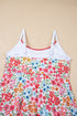 Empire Waist Ditsy Floral Print Swim Dress