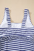 Empire Waist Ruched Side Tie Tankini Set